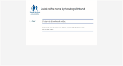 Desktop Screenshot of luleanorra.sjungikyrkan.nu