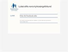 Tablet Screenshot of luleanorra.sjungikyrkan.nu