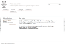 Tablet Screenshot of goteborgnorra.sjungikyrkan.nu