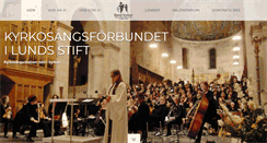 Desktop Screenshot of lund.sjungikyrkan.nu